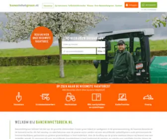 Baneninhetgroen.nl(De specialist in Groene vacatures) Screenshot