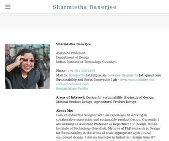 Banerjeesharmistha.com(Sharmistha) Screenshot