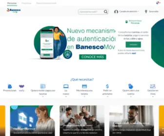 Banesco.com.pa(Panamá) Screenshot