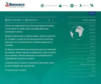 Banescointernacional.com(Banesco Internacional) Screenshot