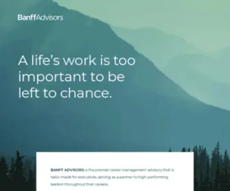 Banffadvisors.com(Banff Advisors) Screenshot