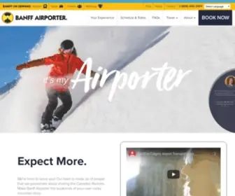 Banffairporter.com(Banff Airporter) Screenshot