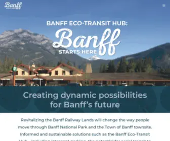 Banffecotransithub.ca(Banff Eco Transit Hub) Screenshot