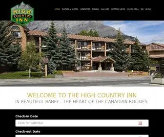 Banffhighcountryinn.com(High Country Inn) Screenshot