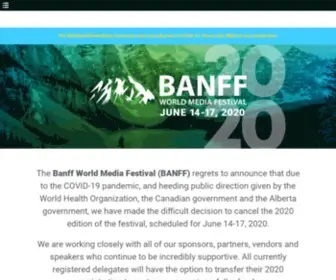 Banffmediafestival.com(Banffmediafestival) Screenshot