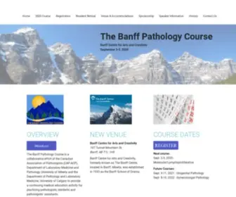 Banffpathologycourse.com(The Banff Pathology Course) Screenshot