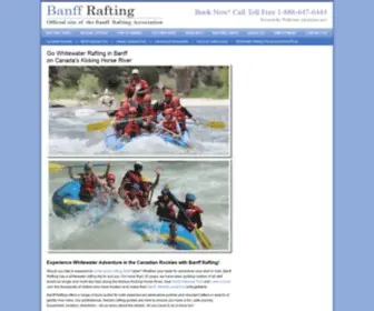 Banffrafting.org(Banff Rafting) Screenshot