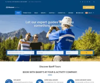 Banfftours.com(Discover Banff Tours) Screenshot