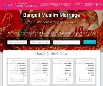 Bangalimuslimmarriage.com(Bangali Muslim Marriage) Screenshot