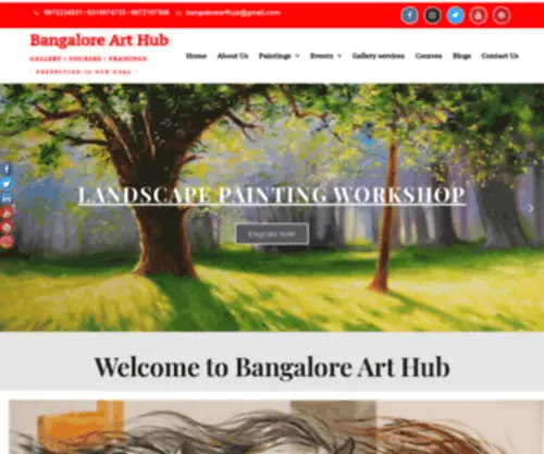 Bangalorearthub.com(Bangalorearthub) Screenshot