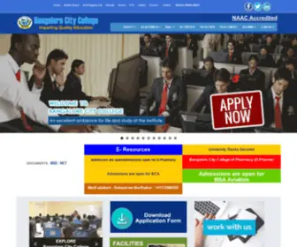 Bangalorecitycollege.org(Bangalore City College) Screenshot