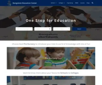 Bangaloreeducationcareer.com(One Stop for Education) Screenshot