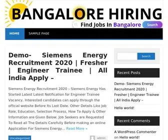 Bangalorehiring.com(Bangalore Hiring) Screenshot