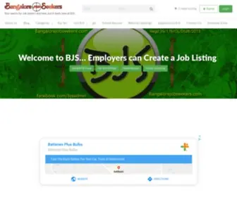 Bangalorejobseekers.com(Bangalore Job Seekers) Screenshot