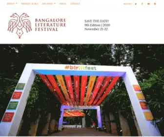 Bangaloreliteraturefestival.org(Bangalore Literature Festival) Screenshot