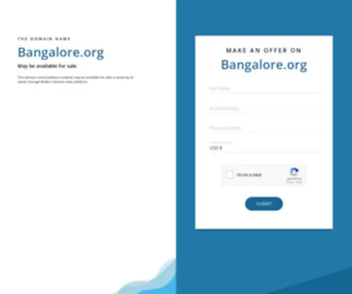 Bangalore.org(De beste bron van informatie over Bangalore) Screenshot