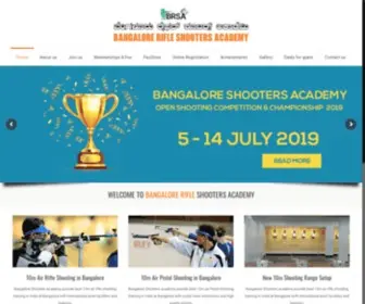 Bangaloreshootersacademy.com(Bangalore Shooters Academy) Screenshot