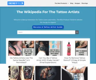 Bangbangtattoo.com(The Wikipedia For The Tattoo Artists) Screenshot