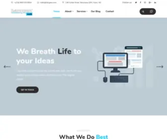 Bangeez.com(Web design company Kano) Screenshot