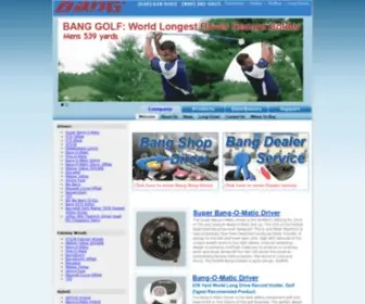 Banggolf.com(World best golf drivers) Screenshot