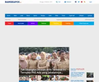 Bangkapos.com(Bangka Pos) Screenshot