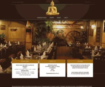 Bangkok-House.co.uk(The Unique Taste of Thailand) Screenshot