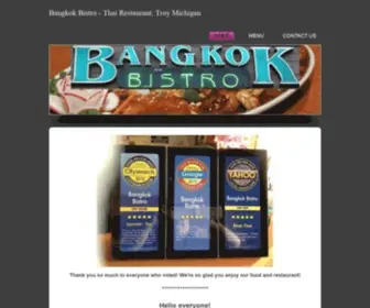 Bangkokbistrotroy.com(Bangkok Bistro) Screenshot