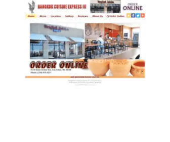 Bangkokcuisineexpress3.com(Bangkok Cuisine Express III) Screenshot