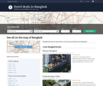 Bangkokhotel24.com(Bangkok hotels & apartments) Screenshot