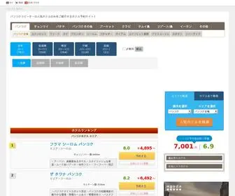 Bangkokhotelranking.com(バンコク) Screenshot