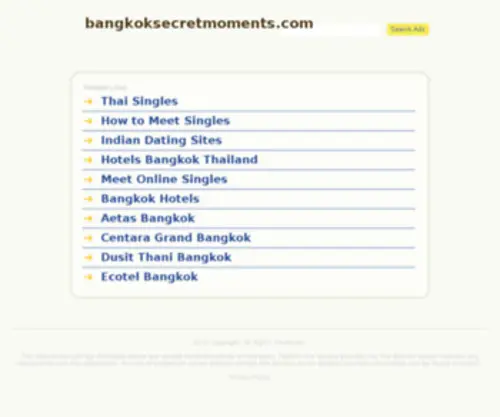 Bangkoksecretmoments.com(Bangkok Escorts at Bangkok Secret Moments) Screenshot