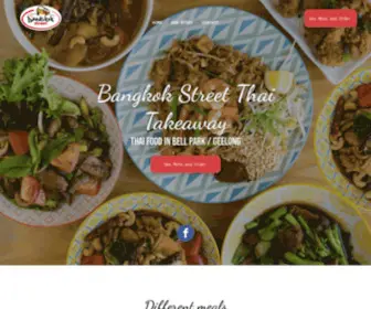 Bangkokstreetthai.com.au(Order Online for Takeaway / Delivery. Here at Bangkok Street Thai Takeaway) Screenshot