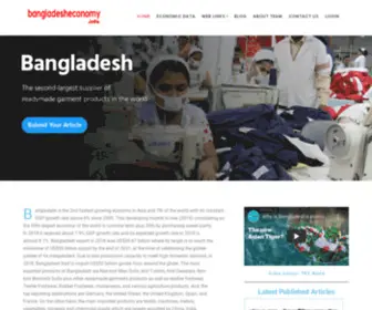 Bangladesheconomy.info(Economy of Bangladesh) Screenshot