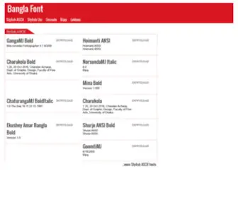 Banglafont.net(Bengali Fonts) Screenshot