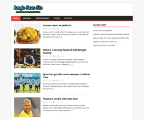 Banglanewssite.com(Bangla News Site) Screenshot