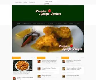 Banglarecipes.com.au(Easy to Cook Bangladeshi Recipes by Rownak's Kitchen Easy to Cook Bangladeshi Recipes by Rownak's Kitchen) Screenshot