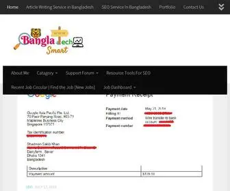Banglasmarttech.com(Bangla Smart Tech) Screenshot