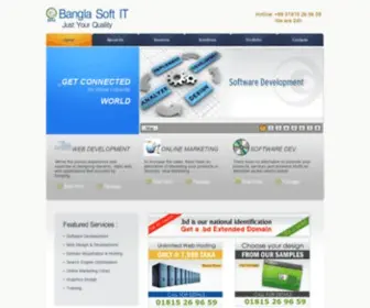 Banglasoftit.com(Web Design) Screenshot