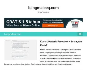 Bangmaleeq.com(Enjoy Your Life) Screenshot