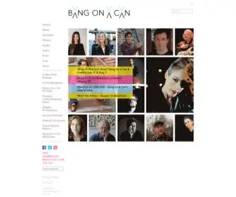 Bangonacan.org(Bang on a Can) Screenshot