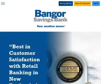 Bangor.com(Maine & New Hampshire Banking) Screenshot