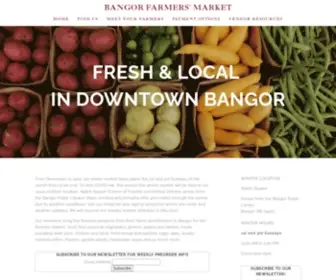 Bangorfarmersmarket.org(Bangor Farmers' Market) Screenshot