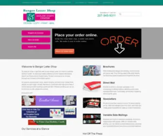 Bangorlettershop.com(Printing, Copying and Mailing Services) Screenshot