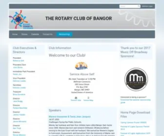 Bangorrotary.org(Rotary Club of Bangor) Screenshot