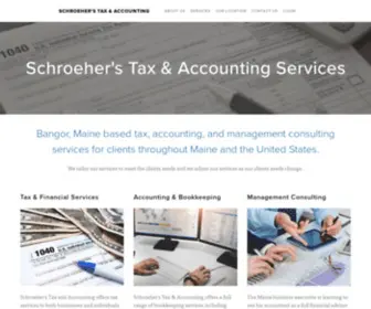 Bangortax.com(Schroeher's Tax and Accounting) Screenshot