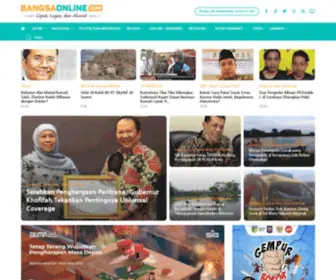 Bangsaonline.com(Portal Berita Harian Bangsa Online) Screenshot