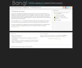 Bangscience.org(Science Magazine) Screenshot