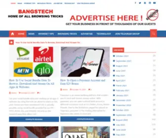 Bangstech.com.ng(Free Browsing Tips & Tech Updates) Screenshot