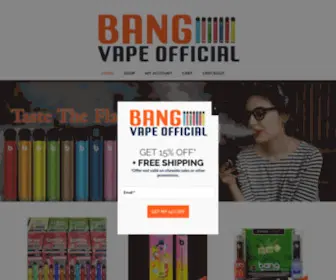 BangVapeofficial.com(Bang Vape Official) Screenshot