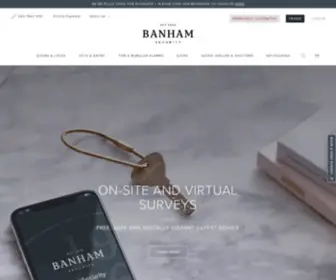 Banham.co.uk(Experts in Security Services Since 1926) Screenshot